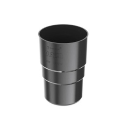 Złączka rury spustowej 63 mm GRAFIT