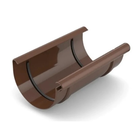 Złączka rynnowa 125 mm BRĄZ