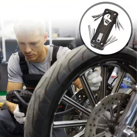 Multitool Rowerowy Klucze do Naprawy Wielofunkcyjny Zestaw Narzędzi 13w1