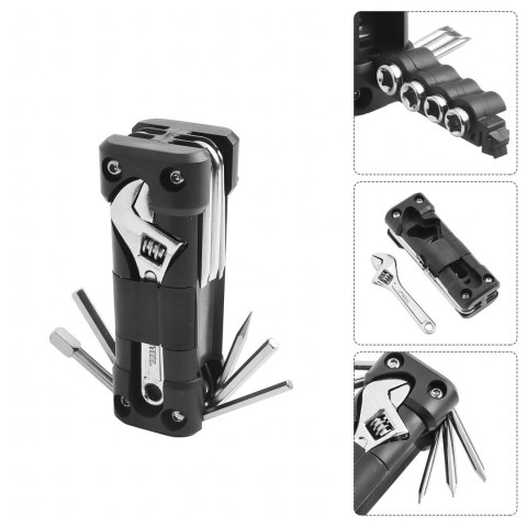 Multitool Rowerowy Klucze do Naprawy Wielofunkcyjny Zestaw Narzędzi 13w1