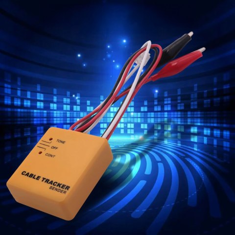 Wykrywacz Lokalizator Kabli Tester Sonda do Szukania Przewodów Rj11 Etui