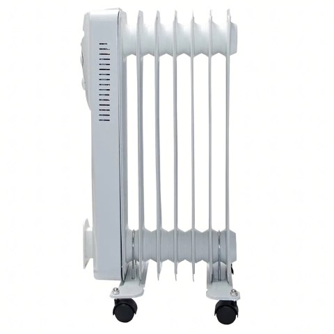Grzejnik Olejowy Elektryczny Termostat Energooszczędny 1500W 7 Żebrowy Duży