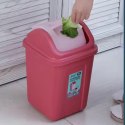 KOSZ POJEMNIK NA ŚMIECI DO SEGREGACJI ODPADÓW PLASTIKOWY WĄSKI UCHYLNY