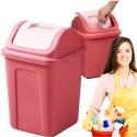 KOSZ POJEMNIK NA ŚMIECI DO SEGREGACJI ODPADÓW PLASTIKOWY WĄSKI UCHYLNY