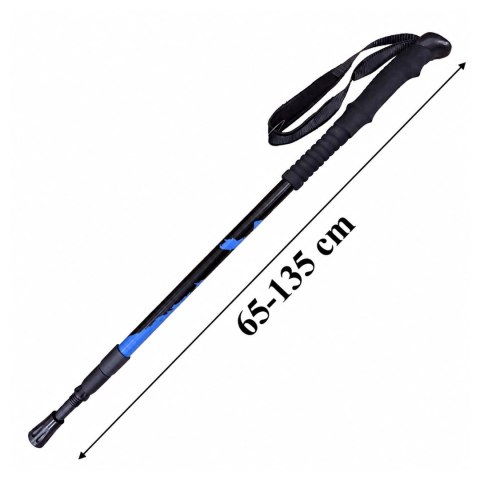 Kij Kijek Trekingowy Regulowany 65-135cm do Chodzenia Nordic Walking Laska