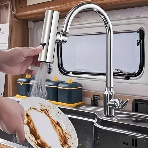 Końcówka Przedłużacz Kranu Kuchennego Perlator Adapter do Baterii 3 Funkcje