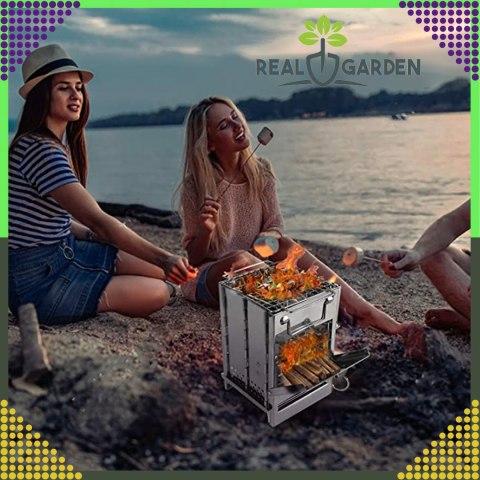 Kuchenka Survivalowa Piec Rakietowy Turystyczny Ogrodowy Przenośny Składany