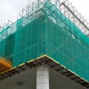 Siatka Ochronna Osłonowa na Rusztowania Rusztowaniowa Zielona 2,57x10m 60g