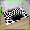 Chodnik Dywanik Mata Wycieraczka z Efektem 3D Iluzja Biała Dziura 60x40cm