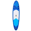 Deska Sup Paddle Board do Pływania Pompowana Standu Up + Akcesoria 350 cm