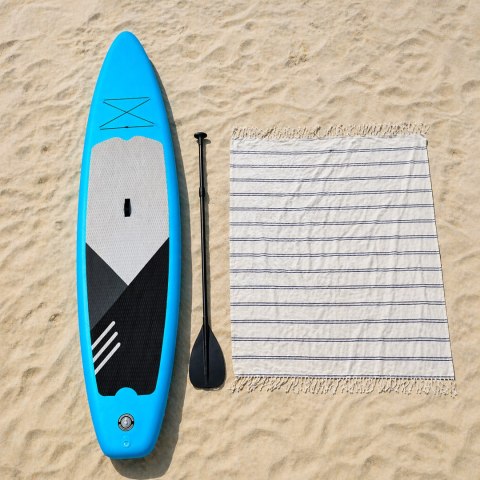 Deska Sup Paddle Board do Pływania Pompowana Standu Up + Akcesoria 350 cm