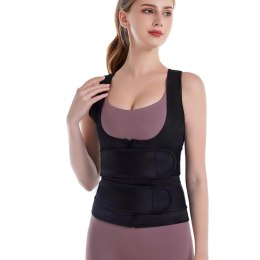 KAMIZELKA NEOPRENOWA FITNESS DAMSKA ODCHUDZAJĄCA SPORTOWA TRENINGOWA XL