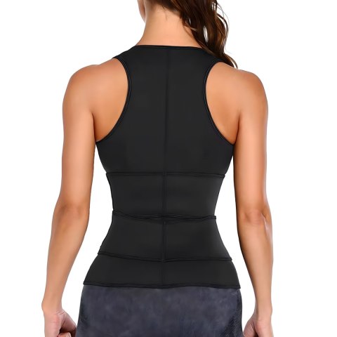 KAMIZELKA NEOPRENOWA FITNESS DAMSKA ODCHUDZAJĄCA SPORTOWA TRENINGOWA XL