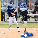 Kij Baseballowy Bejsbolowy Bat Aluminiowy 25" 64cm Mocny Treningowy Srebrny