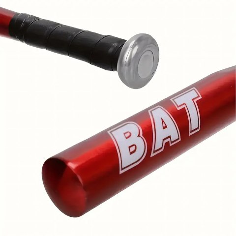 Kij Baseballowy Bejsbolowy Bat Aluminiowy 25" 64cm Treningowy Czerwony