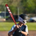 Kij Baseballowy Bejsbolowy Bat Aluminiowy 25" 64cm Treningowy Czerwony