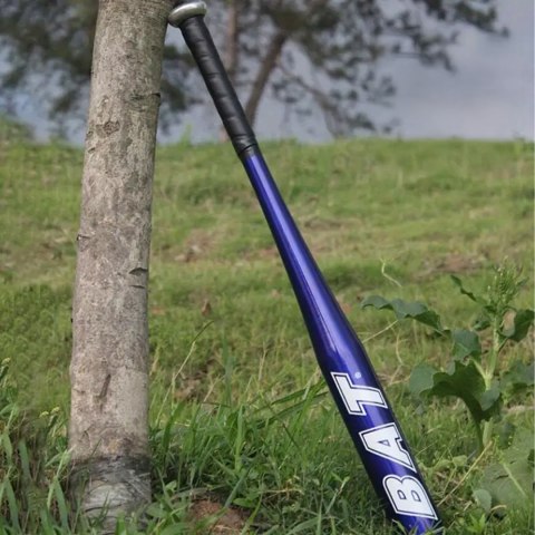 Kij Baseballowy Bejsbolowy Bat Aluminiowy 25" 64cm Treningowy Niebieski
