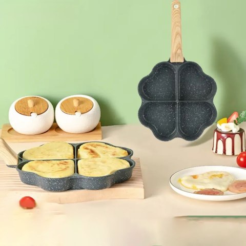 Patelnia do Smażenia Jajek Racuchów Pancakes Placków Indukcja Serduszka