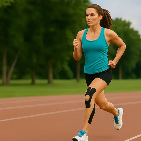 Plastry Tape Tejpy Kinesio Taping Tejp Taśma Kinesio Sport Pro 5Mx5CM