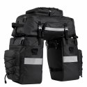 Sakwa Torba Rowerowa Wodoodporna 48L 3w1 Plecak na Bagażnik Rower Duża XXL