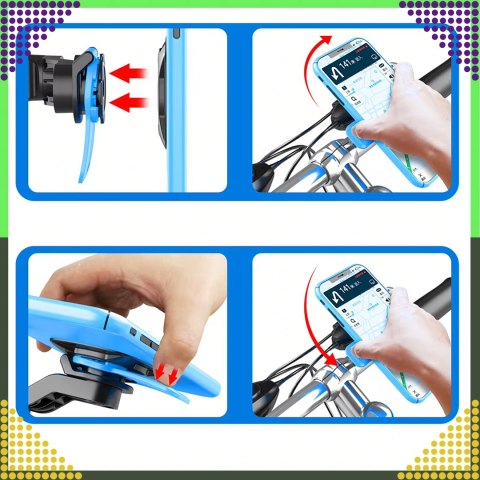 Uchwyt Rowerowy na Telefon Rower Motor do Nawigacji Uniwersalny Mtb