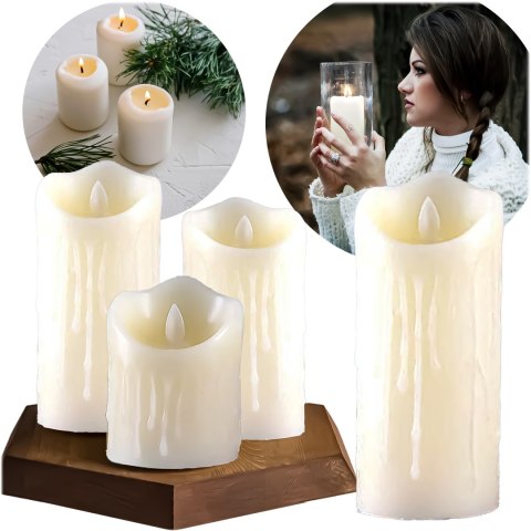 12x ŚWIECZKA LED WKŁAD DO ZNICZA EFEKT PŁOMIENIA ŚWIECA 11CM ZESTAW BATERIE
