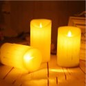 240x ŚWIECZKA LED WKŁAD DO ZNICZA EFEKT PŁOMIENIA ŚWIECA 11CM ZESTAW BATERIE
