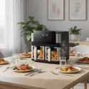 Frytkownica Beztłuszczowa Air Fryer 8L 4+4L Frytownica 2000W 12 Programów