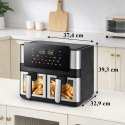 Frytkownica Beztłuszczowa Air Fryer 8L 4+4L Frytownica 2000W 12 Programów