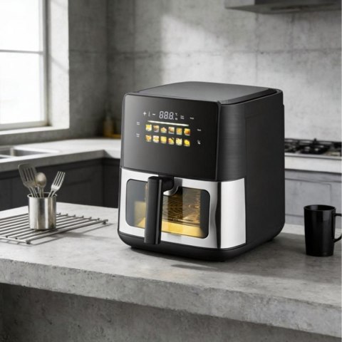 Frytkownica Beztłuszczowa Air Fryer 8L Frytownica 1700W 12 Programów Mocna