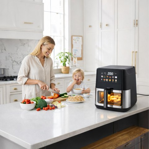 Frytkownica Beztłuszczowa Air Fryer 8L Frytownica 1700W 12 Programów Mocna