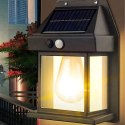 Lampa Solarna Led Latarnia Kinkiet Ogrodowy Elewacyjny z Czujnikiem Ruchu