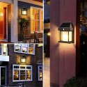Lampa Solarna Led Latarnia Kinkiet Ogrodowy Elewacyjny z Czujnikiem Ruchu