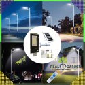 Latarnia Ogrodowa Lampa Solarna na Słup Mocna 300W Panel Uliczna 299 Led