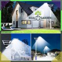 Latarnia Ogrodowa Lampa Solarna na Słup Mocna 300W Panel Uliczna 299 Led