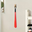 Łyżka do Butów Plastikowa Wytrzymała Czerwona 48 cm Długa z Haczykiem