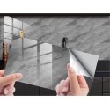 TAPETA SAMOPRZYLEPNA PANELE PŁYTKI ŚCIENNE NAKLEJKI MARMUR 30X15CM 16SZT