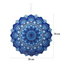 Wisząca Błystka Ozdoba Łapacz Wiatrowa 12" Mandala 3D do Ogrodu Pokoju
