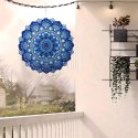 Wisząca Błystka Ozdoba Łapacz Wiatrowa 12" Mandala 3D do Ogrodu Pokoju