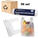 56 x Reklamówki Foliówki Zrywki Foliowe Jednorazowe 44x35cm Rolka 120szt Mocne