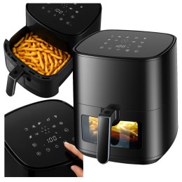 Frytkownica Beztłuszczowa Air Fryer 5L Frytownica 1500W 9 Programów Mocna