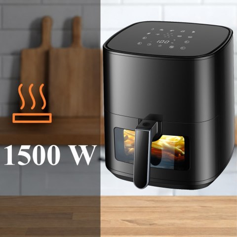 Frytkownica Beztłuszczowa Air Fryer 5L Frytownica 1500W 9 Programów Mocna