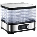 Suszarka Spożywcza do Grzybów Warzyw Owoców Pojemna Timer 5 Półek LCD