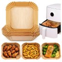 Wkład Air Fryer Papier Wkłady Papierowe do Frytkownicy Betłuszczowej 16x16cm 34g 100szt.