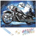 MALOWANIE PO NUMERACH OBRAZ Z RAMĄ DIY ZESTAW PĘDZLE FARBY PŁÓTNO 30x40