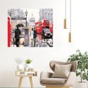 MALOWANIE PO NUMERACH OBRAZ Z RAMĄ DIY ZESTAW PĘDZLE FARBY PŁÓTNO 30x40