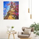 MALOWANIE PO NUMERACH OBRAZ Z RAMĄ DIY ZESTAW PĘDZLE FARBY PŁÓTNO 30x40
