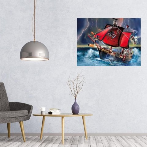 MALOWANIE PO NUMERACH OBRAZ Z RAMĄ DIY ZESTAW PĘDZLE FARBY PŁÓTNO 40x50