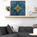 Zestaw Kreatywny Do String Art Przeplatanka Obraz z Nici Ramka 40x40 cm