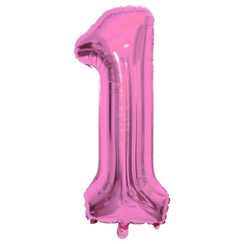Balony na 1 Urodziny Roczek Dziewczynka Zestaw 5 szt Gwiazdki Balon